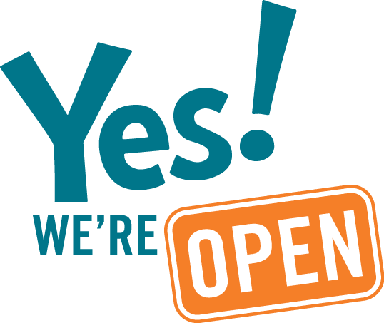 Yes, We Are Open!